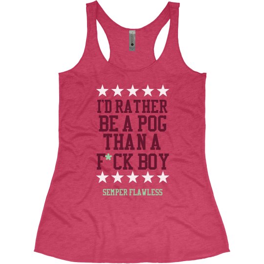 I'd Rather Be A POG Pink/Mrn I'd Rather Be A POG Pink/Mrn