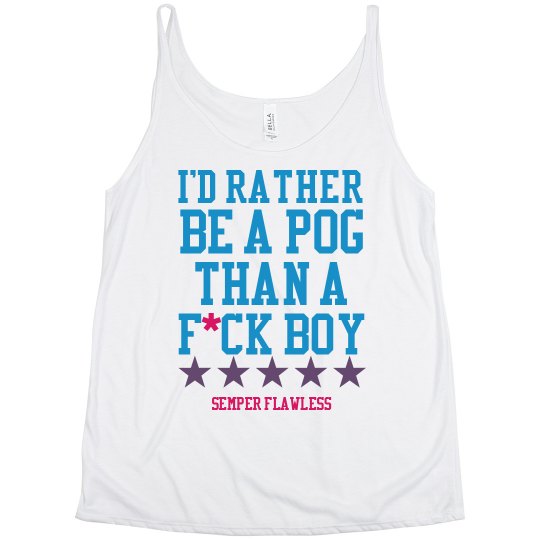 I'd Rather Be A POG Tank White