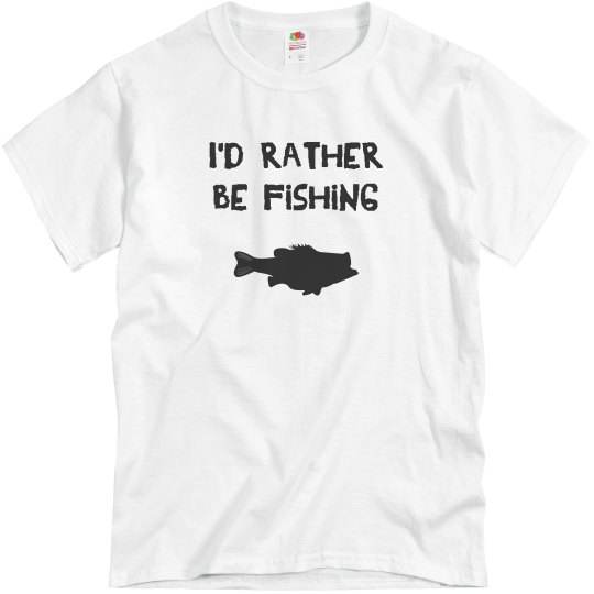 I'd rather be fishing.