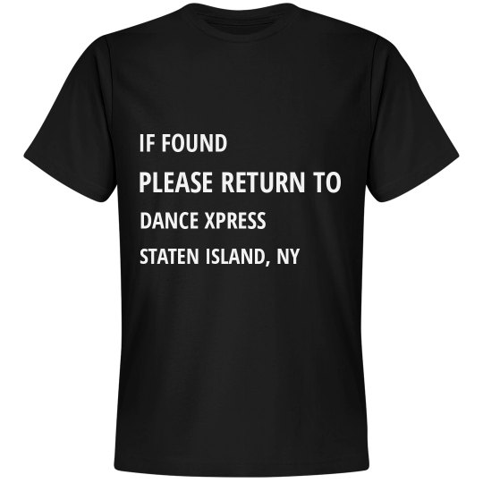 IF FOUND PLEASE RETURN... MEN