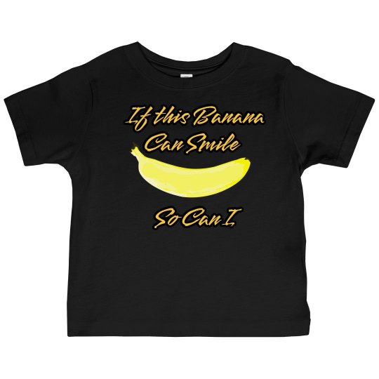 If this banana can smile 
