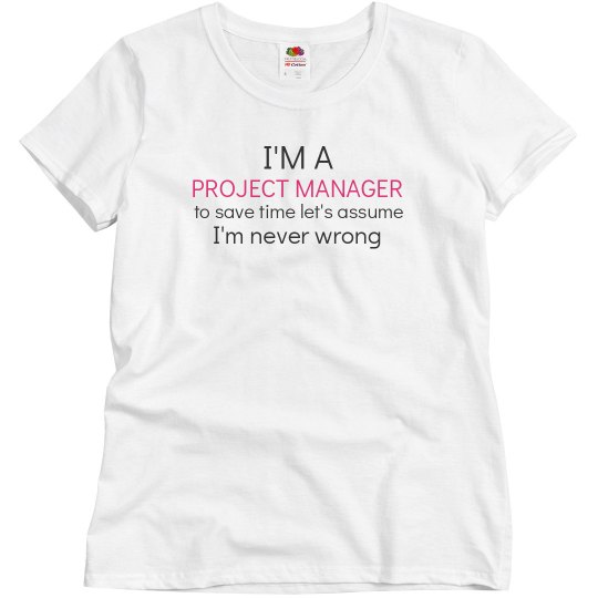 I'm a project manager