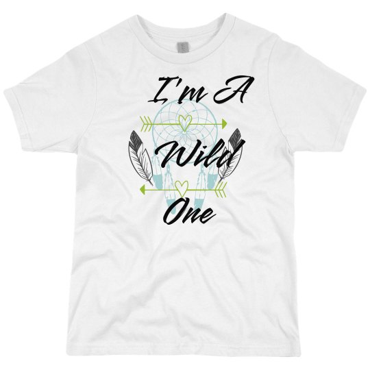 I'm A Wild One Short Sleeve Youth Boys I'm A Wild One Short Sleeve Youth Boys