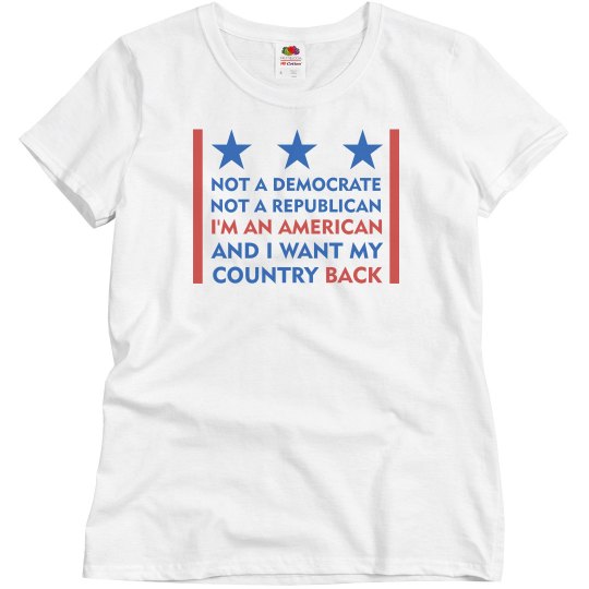 I'm an American I'm an American