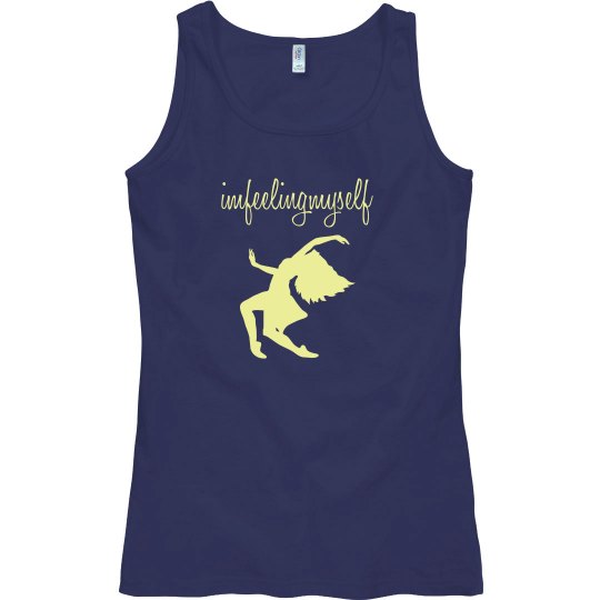 I'm Feeling Myself Yellow and Green Tank