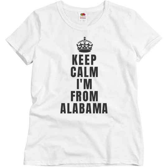 I'm from Alabama
