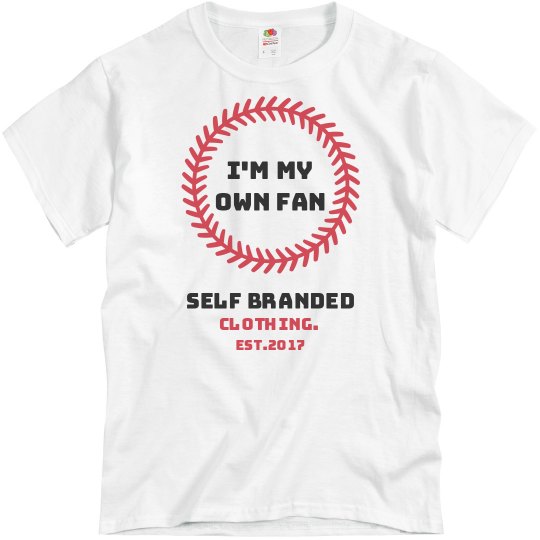 Im my own fan Gray/Red-Blk Tee