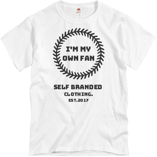 Im my own fan White/Blk Tee