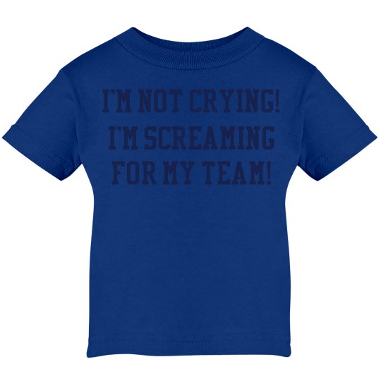 I'm Screaming for my Team Baby Spirit Booster Shirt