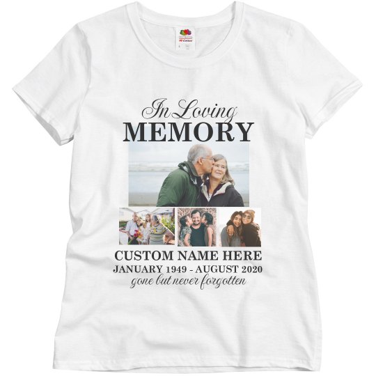 In Loving Memory Collage Memorial Shirt