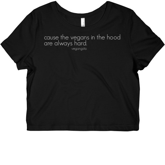 in the hood... crop crew top