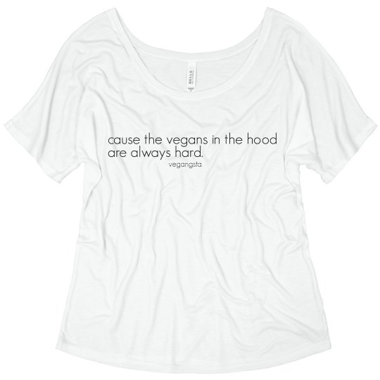 in the hood... simple tee