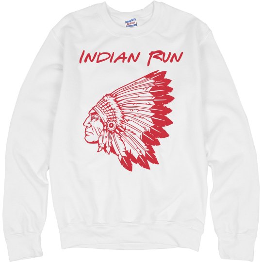 Indian's White Sweatshirt