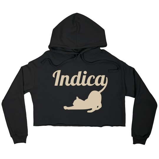 Indica Cropped Hoodie