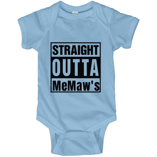 Infant Blue "Straight Outta MeMaw's"
