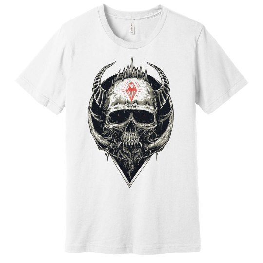 Ink'd Roses Dimond skull 