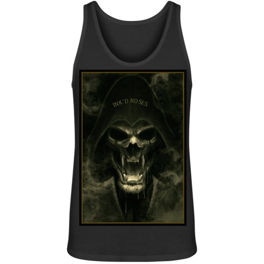 Ink'd Roses Green Skull