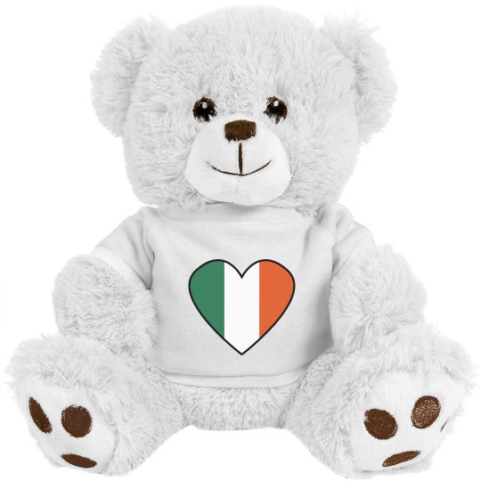 Irish Flag Heart Bear