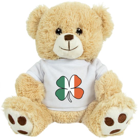 Irish Flag Shamrock Bear