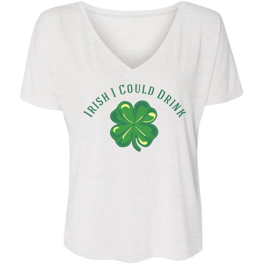 Irish I Could Drink St Patricks Maternity Top Irish I Could Drink St Patricks Maternity Top
