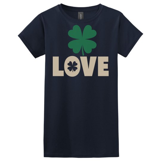 Irish Shamrock Love Tee