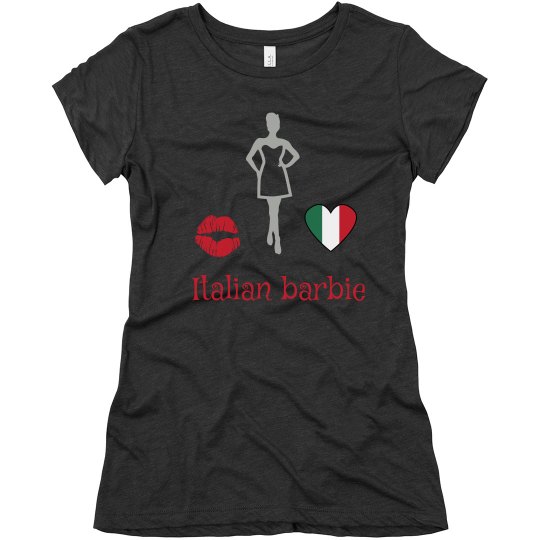 Italian barbie tshirt
