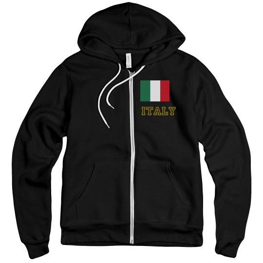 Italy flag hoodie