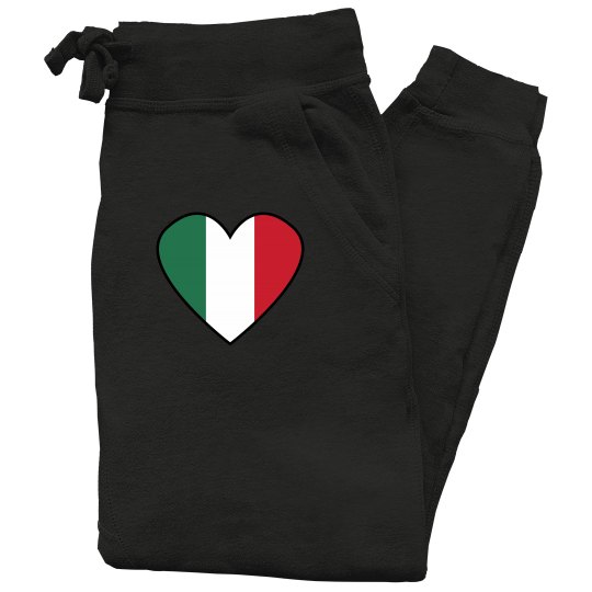 Italy flag sweatpants Italy flag sweatpants