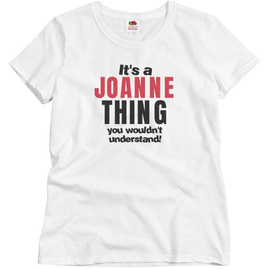 It's a Joanne thing