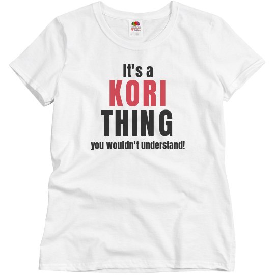 It's a Kori thing
