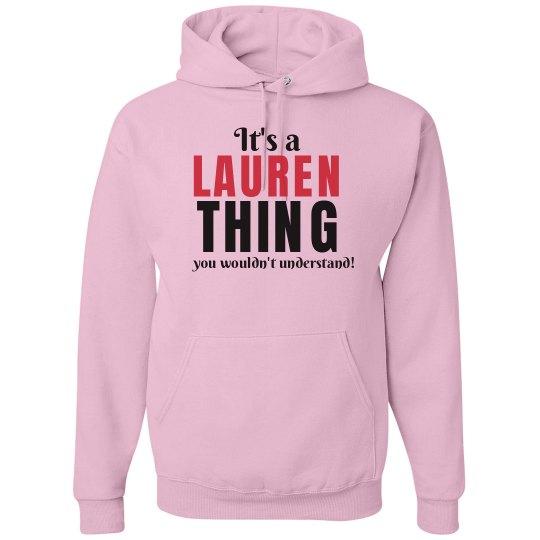 It's a Lauren thing