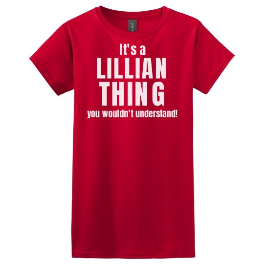 It's a Lillian thing