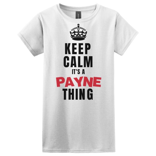 It's a Payne thing