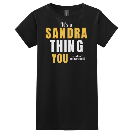 It's a sandra thing