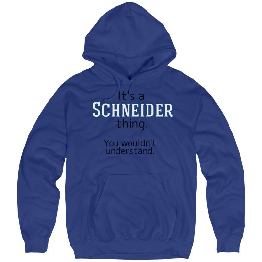 Its a Schneider thing