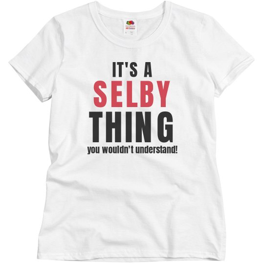 It's a selby thing