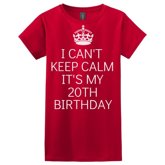 It's my 20th Birthday