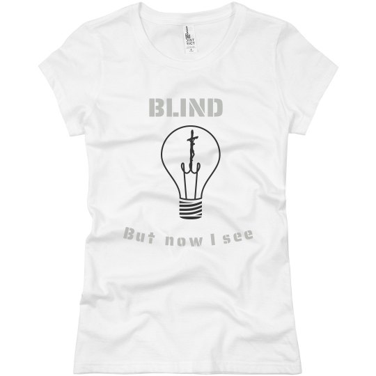 J Girls Blind Tee Gray