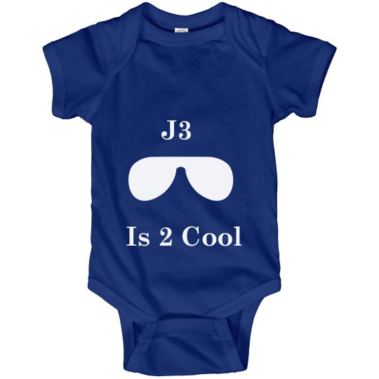 j3 to cool navy onesie j3 to cool navy onesie