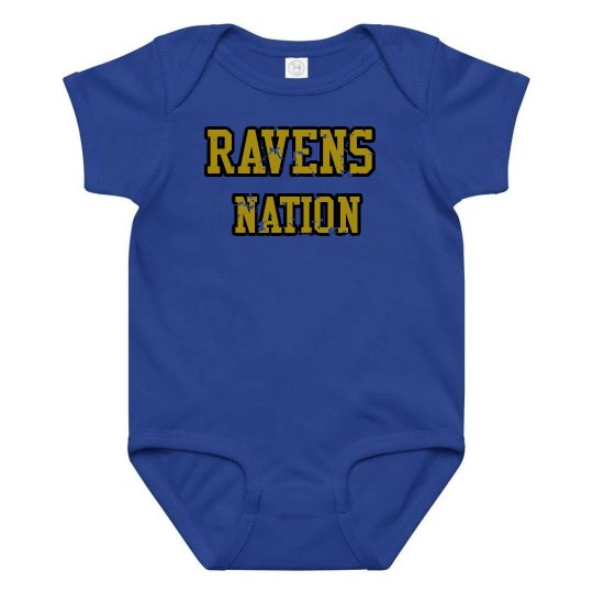 Jackson ravens nation baby jersey