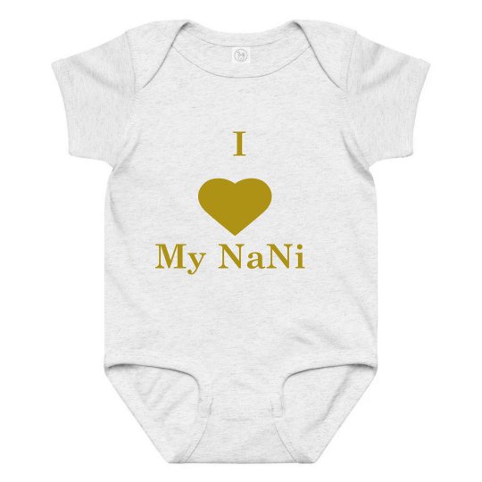 jc i love my nani onesie