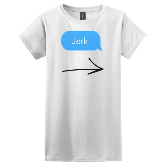 JERK matching white T-shirt JERK matching white T-shirt