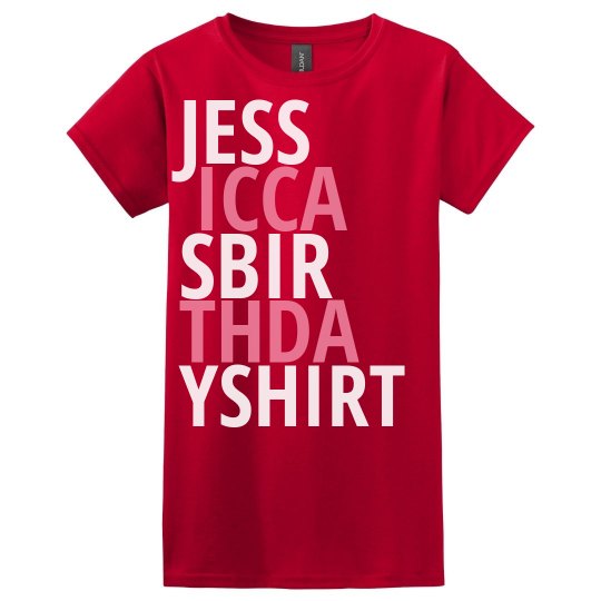 Jessica's birthday shirt