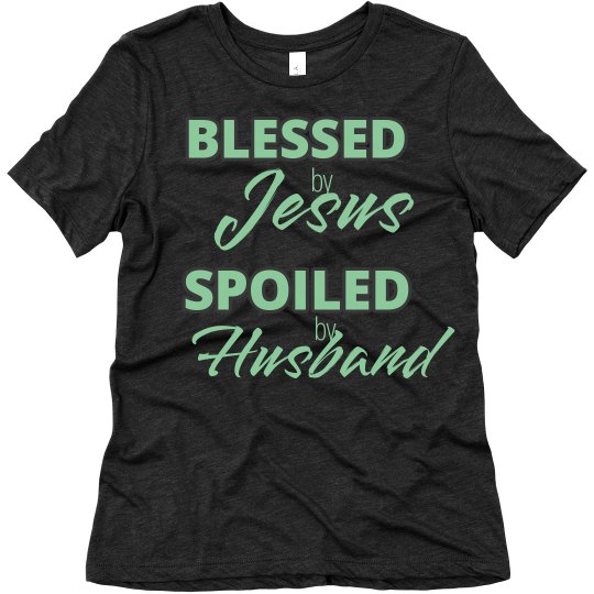 Jesus blesses; husband spoils