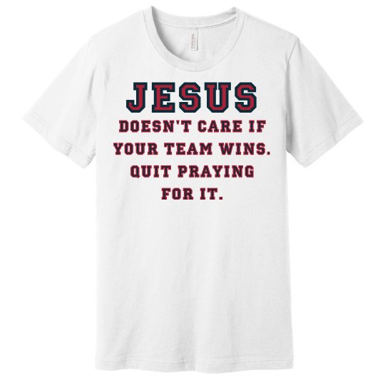 Jesus: Not A Sports Fan 