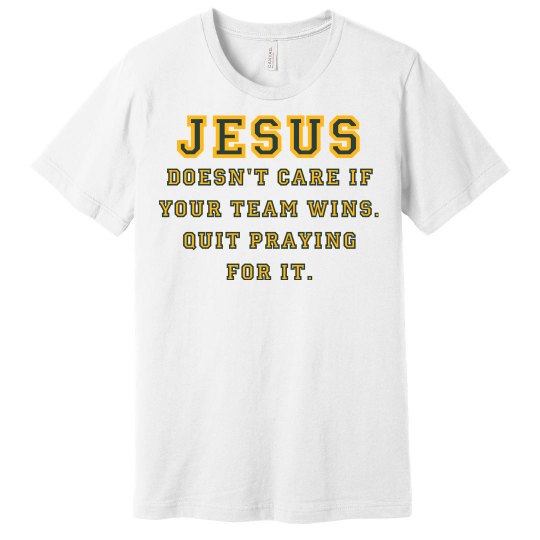 Jesus: Not A Sports Fan 