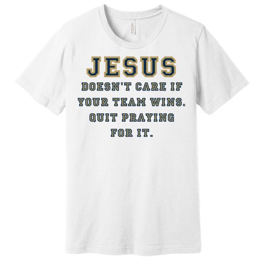 Jesus: Not A Sports Fan 