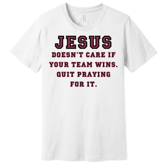 Jesus: Not A Sports Fan 