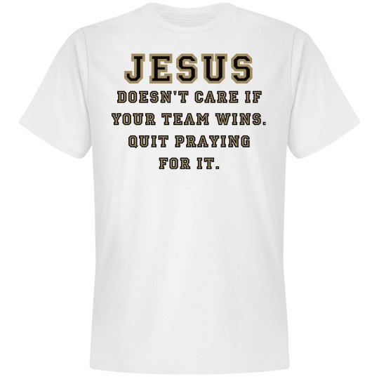 Jesus: Not A Sports Fan 