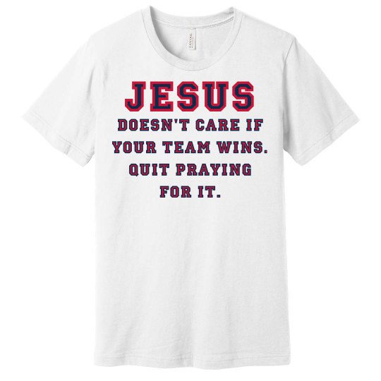 Jesus: Not A Sports Fan 